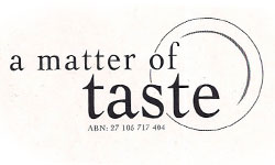 matter of taste